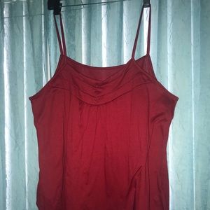 Red with three fake buttons